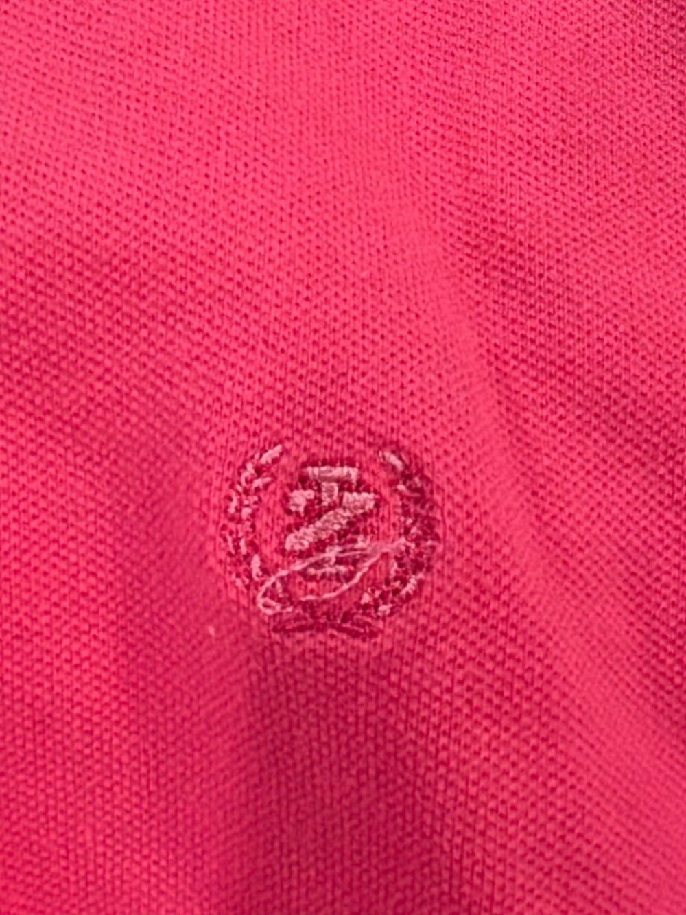 Izod Womens Pink Polo Shirt 1X Cotton Spandex Blend Short Sleeve Embroidered Log - Picture 3 of 5